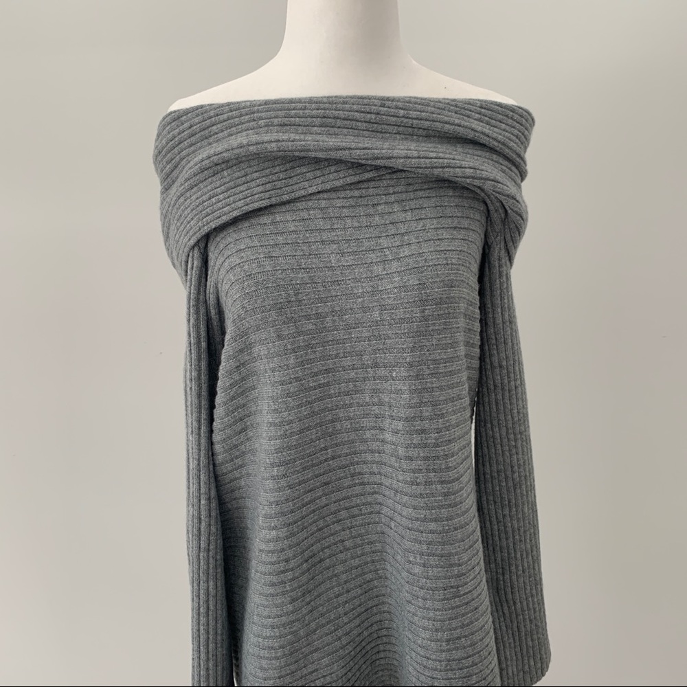 Lou & Grey Ribbed Off-Shoulder Sweater - Picture 5 of 9